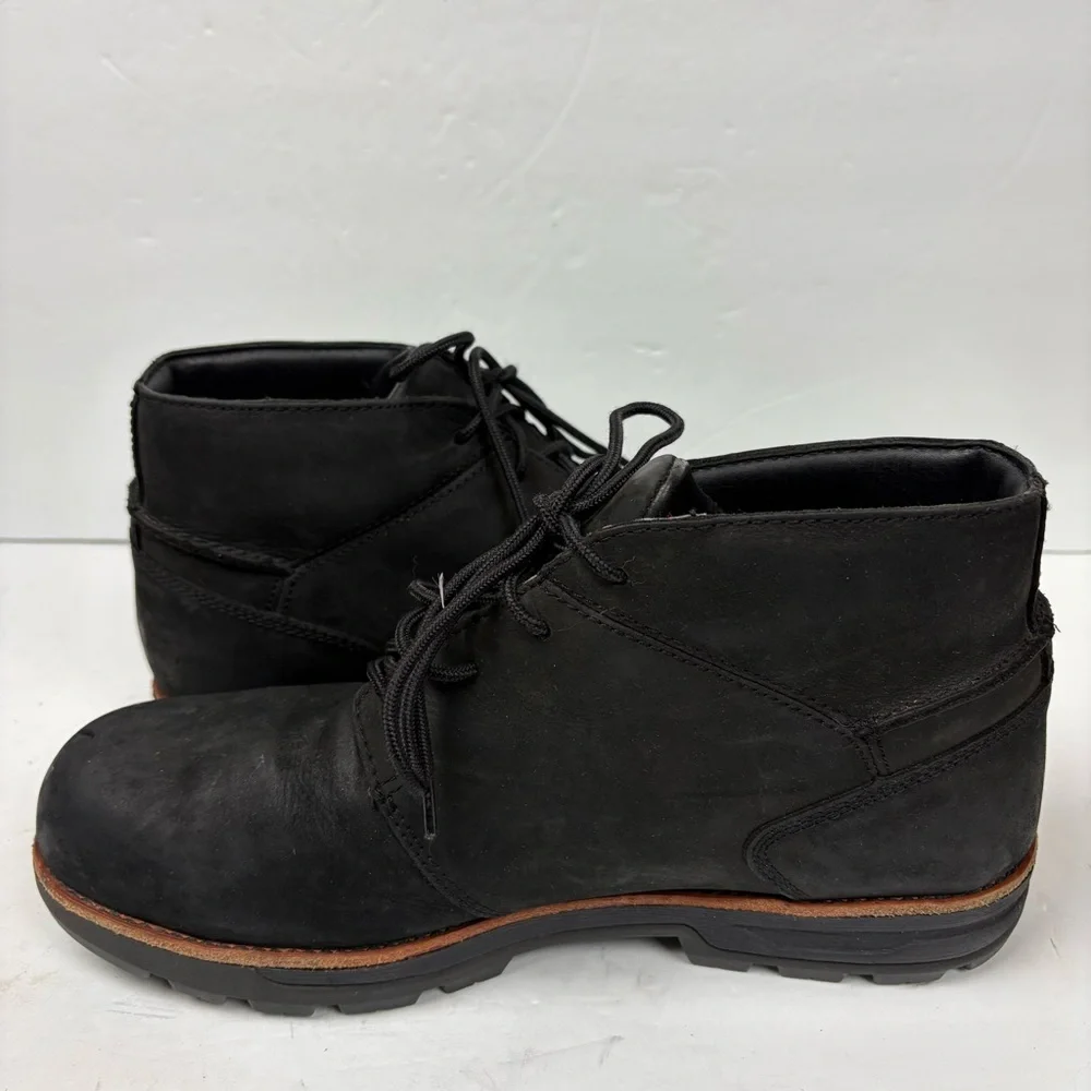Worx By Red Wing #5407 Mens Black Leather Steel Toe Chukka Boots Size 10W2